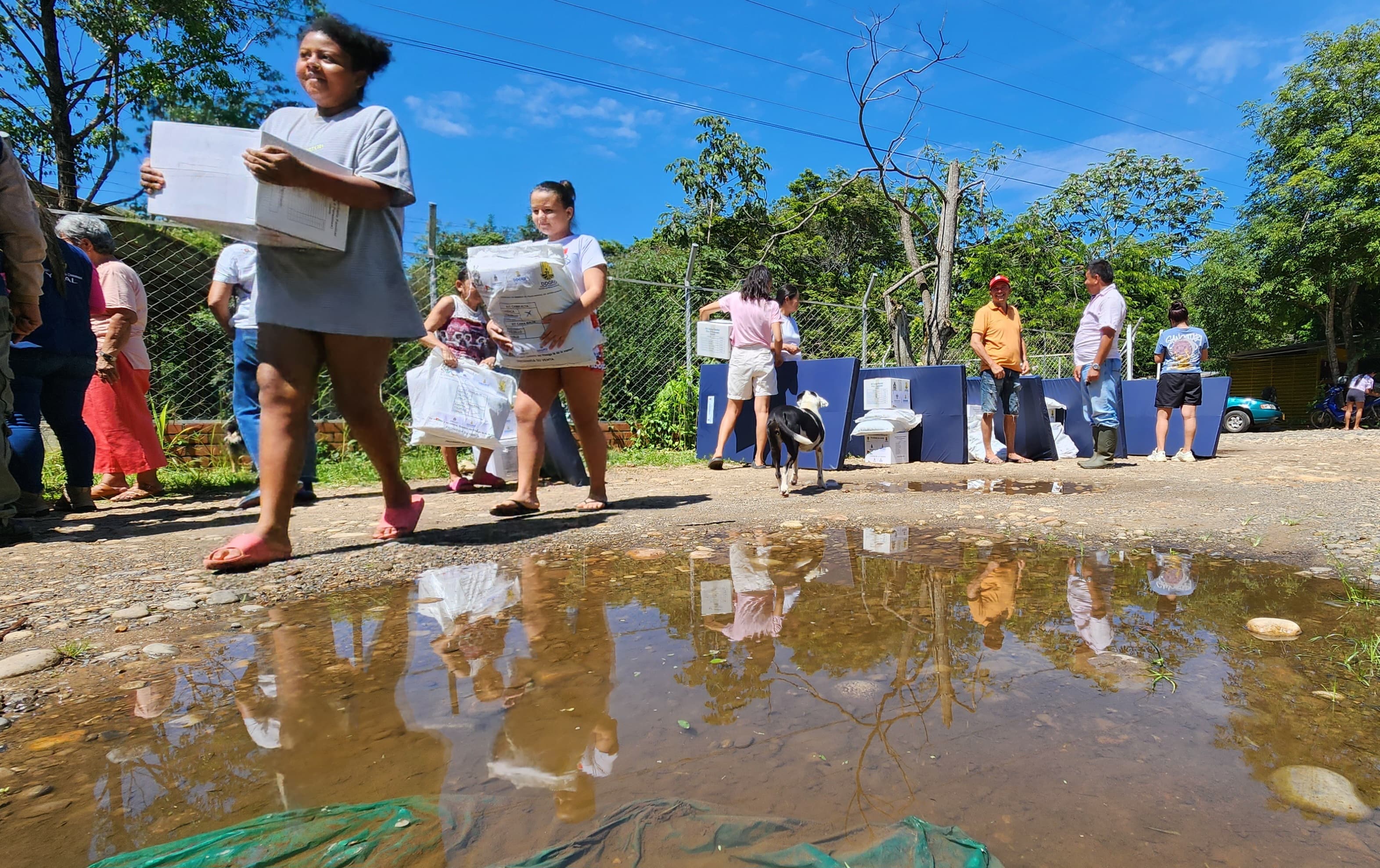 Gestión del Riesgo La Gobernación ha atendido 800 familias